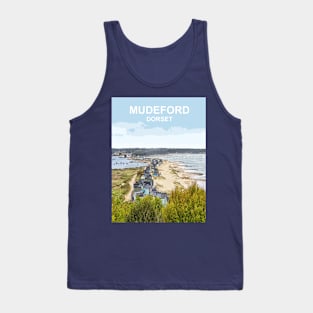 Mudeford Dorset art gift. England UK Tank Top